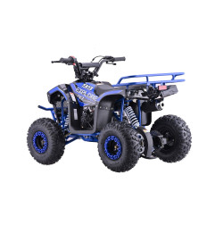 Vaikiškas benzininis keturratis EXPLORER 110CC, Mėlynas
