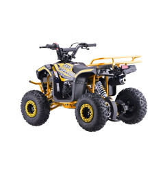 Vaikiškas benzininis keturratis EXPLORER 110CC, Geltonas