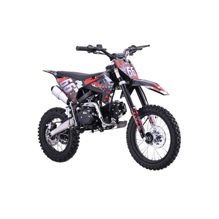 Benzininis Krosinis Motociklas IMMORTAL 110cm, Raudonas