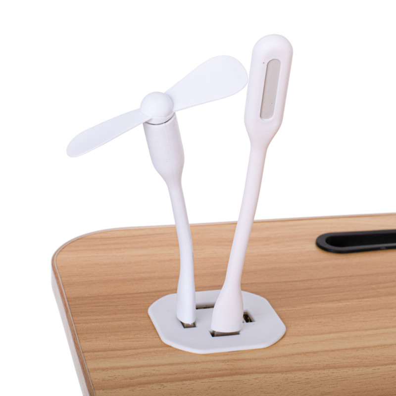 Nešiojamojo kompiuterio stalas sulankstomas lovos stovas USB Nešiojamojo kompiuterio stalas sulankstomas lovos stovas USB