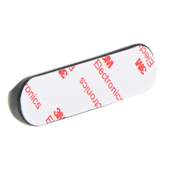 Kabelių/laidų laikiklis organizatorius 3 laidų silikoninis juodas