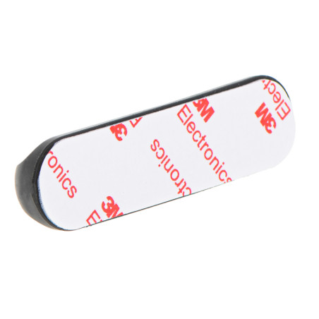 Kabelių/laidų laikiklis organizatorius 3 laidų silikoninis juodas