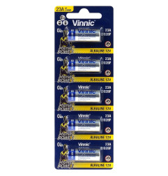 "Vinnic 23A L1028" akumuliatoriaus kaina už 5 vnt.
