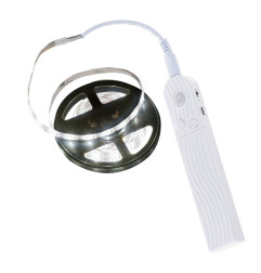 LED juosta 2M šaltai baltos spalvos USB ir judesio detektorius