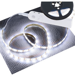 LED juosta 2M šaltai baltos spalvos USB ir judesio detektorius