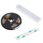 USB baterija maitinama judesio detektoriaus LED juosta 2M šiltos baltos spalvos USB baterija maitinama judesio detektoriaus LED juosta 2M šiltos baltos spalvos