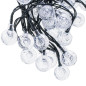 Saulės sodo apšvietimo rutuliukai 7m 50LED šiltai baltos spalvos Saulės sodo apšvietimo rutuliukai 7m 50LED šiltai baltos spalvos