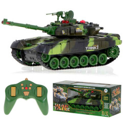 RC valdomas tankas 2,4 GHz kamufliažinis