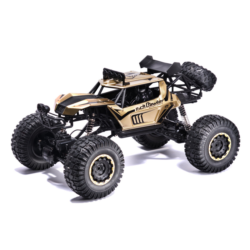 RC automobilis Rock Crawler 2.4GHz 1:8 51cm aukso spalvos RC automobilis Rock Crawler 2.4GHz 1:8 51cm aukso spalvos