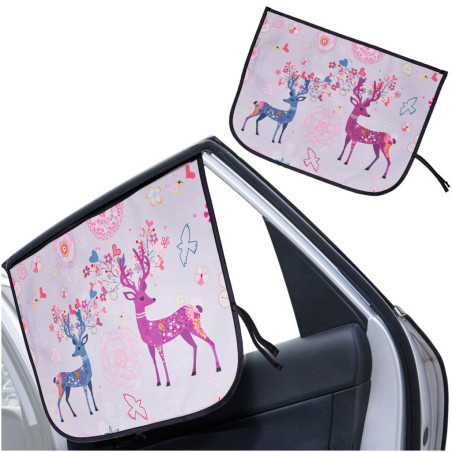 Magnetinė užuolaida automobilio lango dangtis elnias