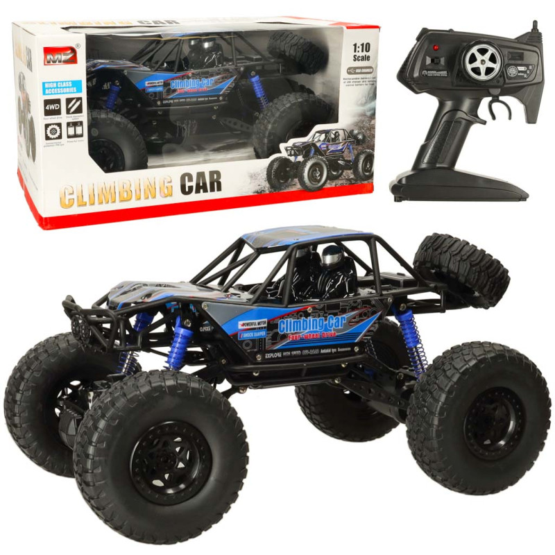 RC vikšrinis automobilis 1:10 4WD 48cm mėlynos spalvos