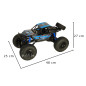 RC vikšrinis automobilis 1:10 4WD 48cm mėlynos spalvos