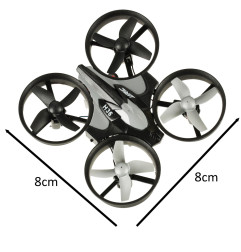 RC H36 mini 2.4GHz 4CH 6 ašių dronas juodas