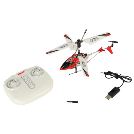 RC valdomas sraigtasparnis SYMA S107H 2.4GHz RTF raudonas