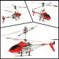 RC valdomas sraigtasparnis SYMA S107H 2.4GHz RTF raudonas RC valdomas sraigtasparnis SYMA S107H 2.4GHz RTF raudonas