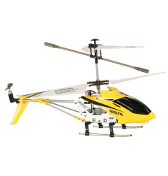 RC valdomas sraigtasparnis SYMA S107H 2.4GHz RTF geltonas