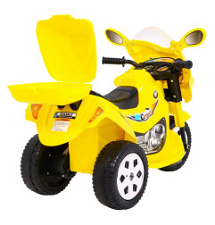 Vaikiškas elektrinis motociklas BJX-088, Geltonas