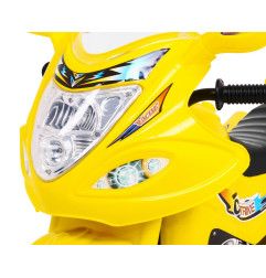 Vaikiškas elektrinis motociklas BJX-088, Geltonas