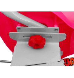 Triratukas dramblys rožinis su stogeliu