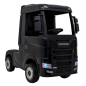 Vaikiškas Elektrinis sunkvėžimis Scania R-SERIE, Juodas Vaikiškas Elektrinis sunkvėžimis Scania R-SERIE, Juodas