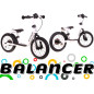 Balansinis dviratis "SporTrike", Baltas Balansinis dviratis "SporTrike", Baltas
