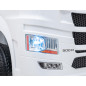 Vaikiškas Elektrinis sunkvėžimis Scania R-SERIE, Baltas Vaikiškas Elektrinis sunkvėžimis Scania R-SERIE, Baltas