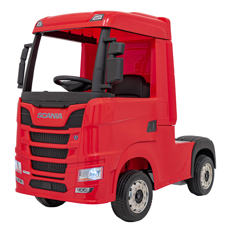 Vaikiškas Elektrinis sunkvėžimis Scania R-SERIE, Raudonas Vaikiškas Elektrinis sunkvėžimis Scania R-SERIE, Raudonas