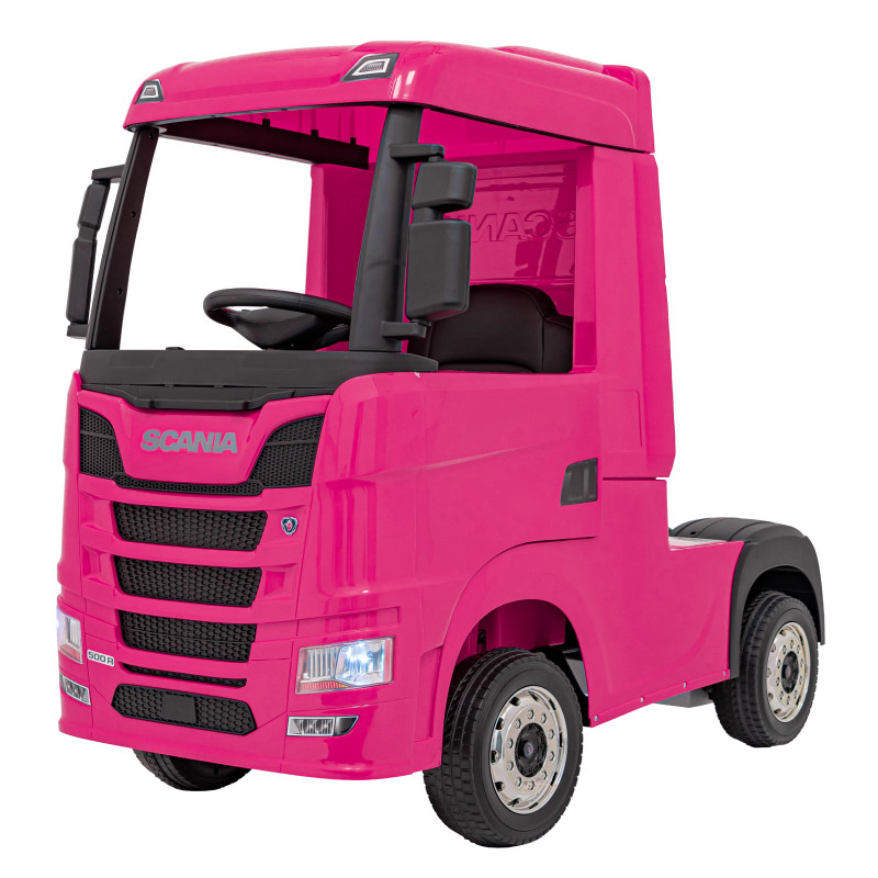 Vaikiškas Elektrinis sunkvėžimis Scania R-SERIE, Rožinė Vaikiškas Elektrinis sunkvėžimis Scania R-SERIE, Rožinė