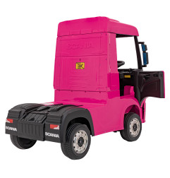 Vaikiškas Elektrinis sunkvėžimis Scania R-SERIE, Rožinis