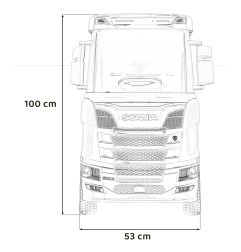 Vaikiškas Elektrinis sunkvėžimis Scania R-SERIE, Rožinis