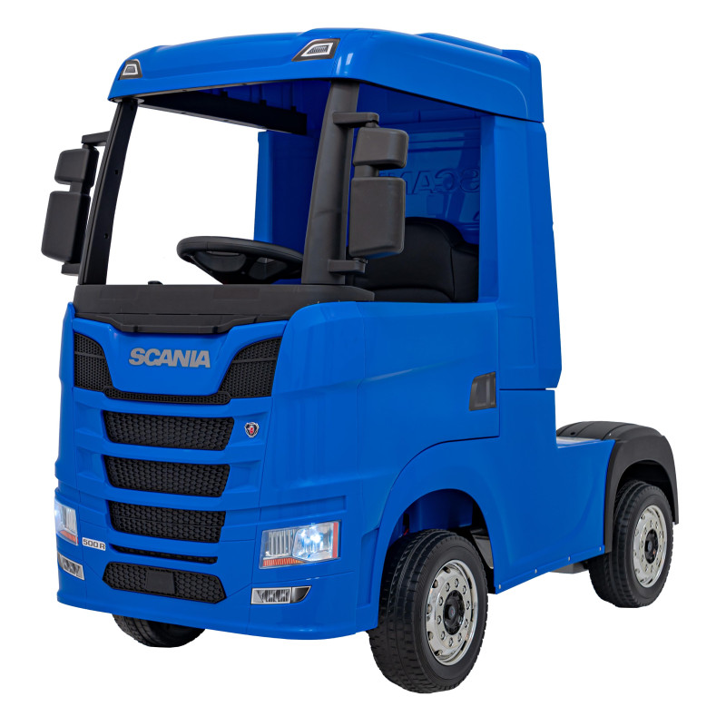 Vaikiškas Elektrinis sunkvėžimis Scania R-SERIE, Mėlynas Vaikiškas Elektrinis sunkvėžimis Scania R-SERIE, Mėlynas