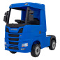 Vaikiškas Elektrinis sunkvėžimis Scania R-SERIE, Mėlynas Vaikiškas Elektrinis sunkvėžimis Scania R-SERIE, Mėlynas