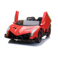 Vaikiškas Elektromobilis Lamborghini Veneno, Raudonas