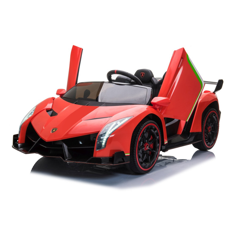 Vaikiškas Elektromobilis Lamborghini Veneno, Raudonas