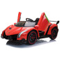 Vaikiškas Elektromobilis Lamborghini Veneno, Raudonas
