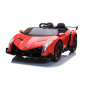 Vaikiškas Elektromobilis Lamborghini Veneno, Raudonas