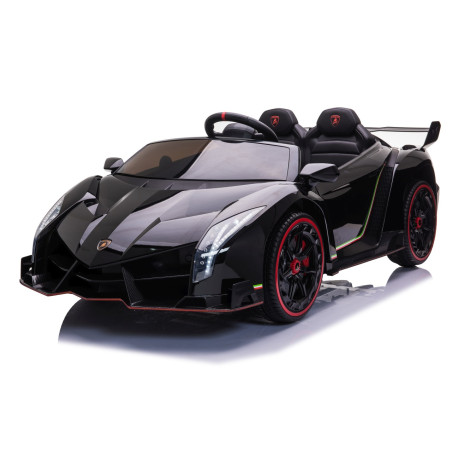 Vaikiškas Elektromobilis Lamborghini Veneno, Juodas