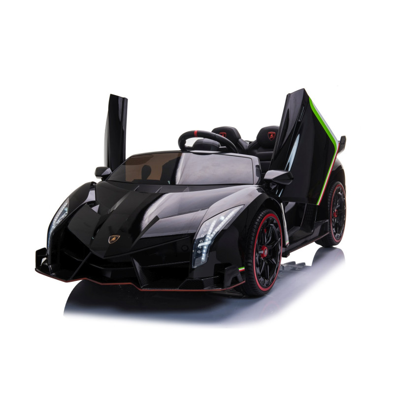 Vaikiškas Elektromobilis Lamborghini Veneno, Juodas