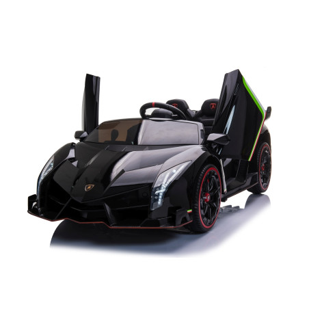 Vaikiškas Elektromobilis Lamborghini Veneno, Juodas