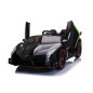 Vaikiškas Elektromobilis Lamborghini Veneno, Juodas