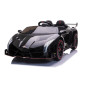 Vaikiškas Elektromobilis Lamborghini Veneno, Juodas