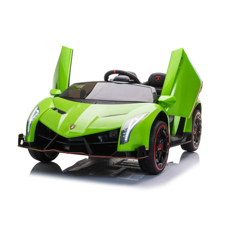 Vaikiškas Elektromobilis Lamborghini Veneno, Žalias