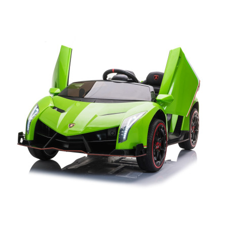 Vaikiškas Elektromobilis Lamborghini Veneno, Žalias