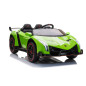 Vaikiškas Elektromobilis Lamborghini Veneno, Žalias