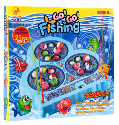 Stalo žaidimas Žvejyba, mėlynas