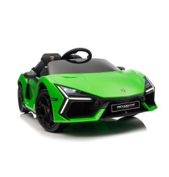 Vaikiškas elektromobilis Lamborghini Revuelto, Žalias