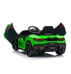 Vaikiškas elektromobilis Lamborghini Revuelto, Žalias