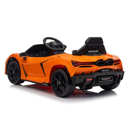 Vaikiškas elektromobilis Lamborghini Revuelto, Oranžinis
