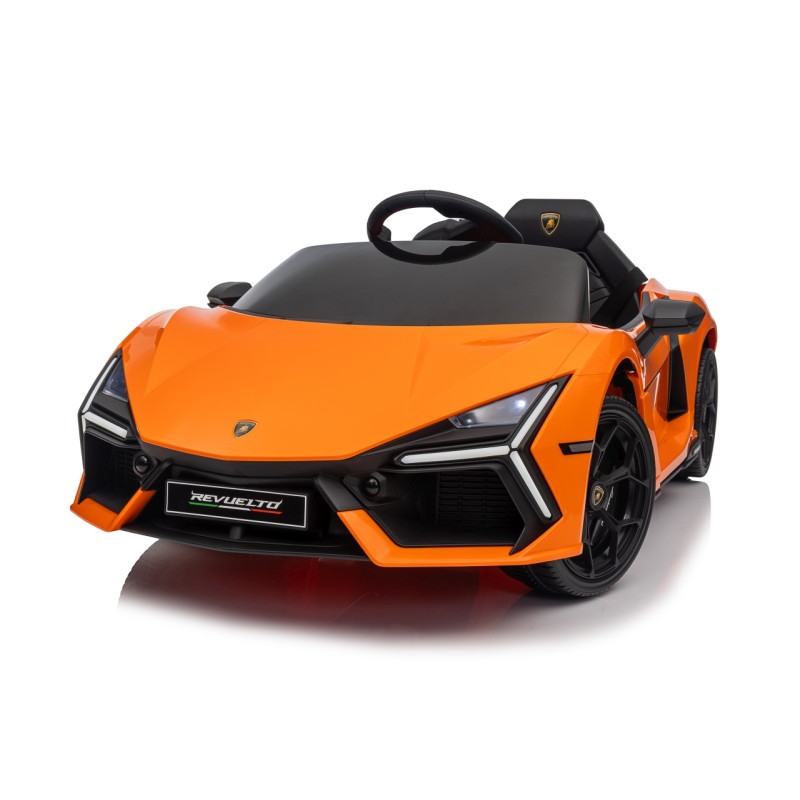 Vaikiškas elektromobilis Lamborghini Revuelto, Oranžinis Vaikiškas elektromobilis Lamborghini Revuelto, Oranžinis