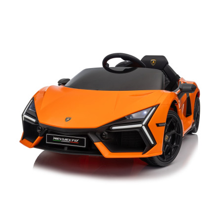 Vaikiškas elektromobilis Lamborghini Revuelto, Oranžinis